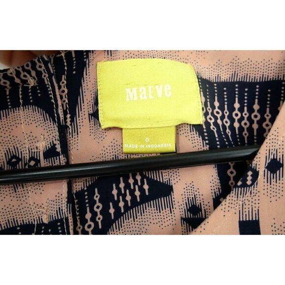 NEW Maeve Bear Print Tunic Dress Beige Black 0 - Picture 4 of 7